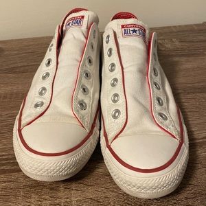 Converse mens white sneakers